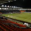 Empty feeling: Rows of empty seats at Bloomfield Road as home fans stage a boycott of the club