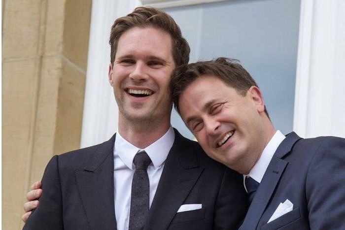 Xavier Bettel and his gay partner