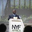 President Ali bongo ondimba delivering his opening speech