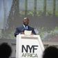 President Ali bongo ondimba delivering his opening speech