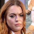 Lindsay Lohan takes unflattering body and swimsuit to Greek beach