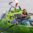 Woman abandons attempt to cross Pacific Ocean solo in rowboat