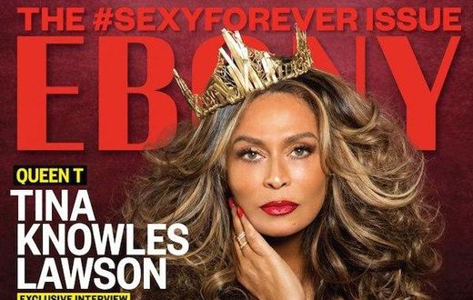 Tina Knowles cover Ebony Magazine July 2015 issue