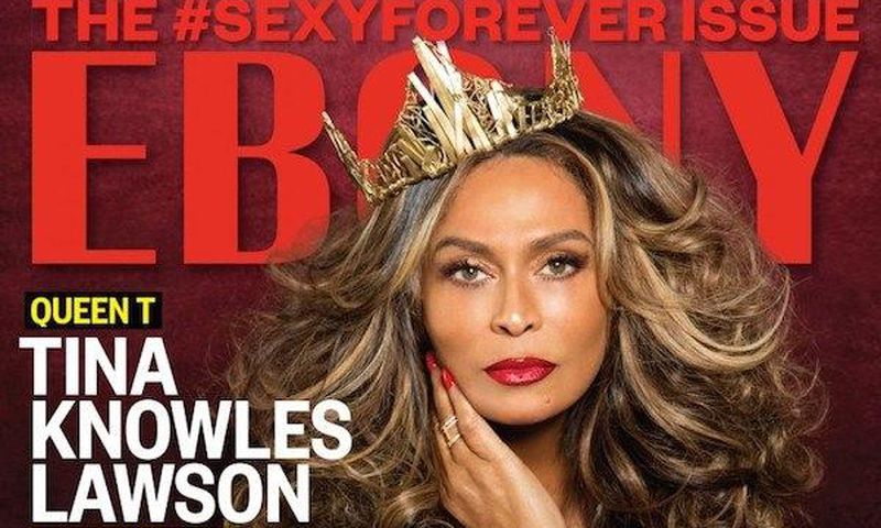 Tina Knowles cover Ebony Magazine July 2015 issue