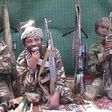 Abubakar Shekau in the middle, with other lieutenants.