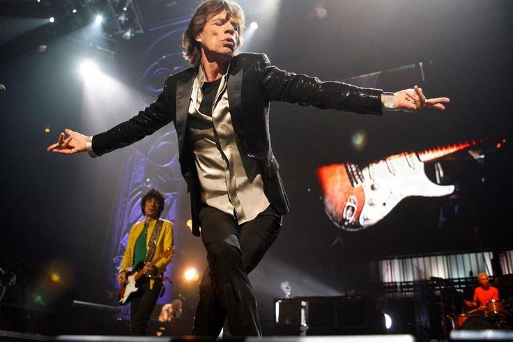 Mick Jagger of the Rolling Stones band.