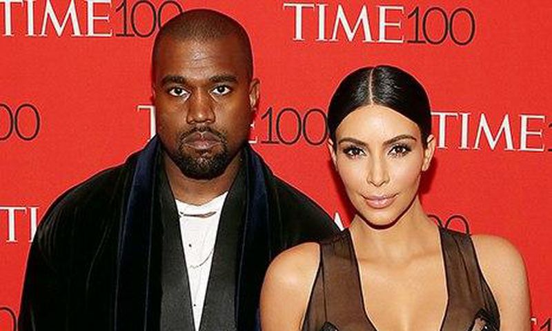kim Kardashian and Kanye West