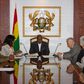The Ghana and US delegations at the signing ceremony at the Flagstaff House