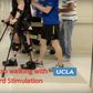 Screenshot of Mark Pollock using the robotic exoskeleton to walk