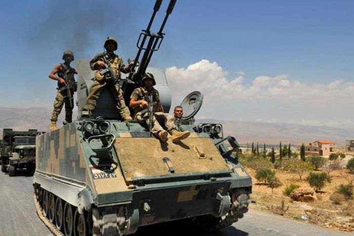 Lebanese army says kills five militants at Syria border