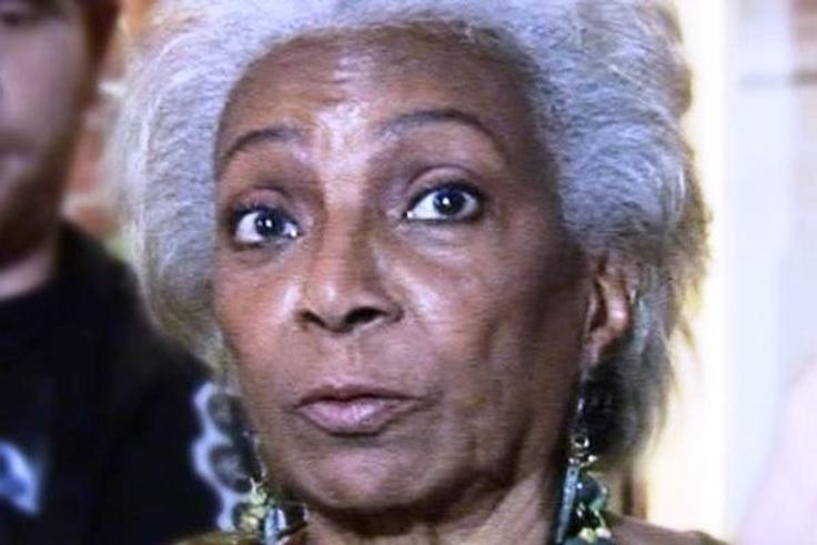 82-year old Nichelle Nichols plays the role of Lieutenant Uhura in popular flick, Star Trek