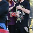 Paris Jackson and boyfriend, Chet Castellaw in Calabasas