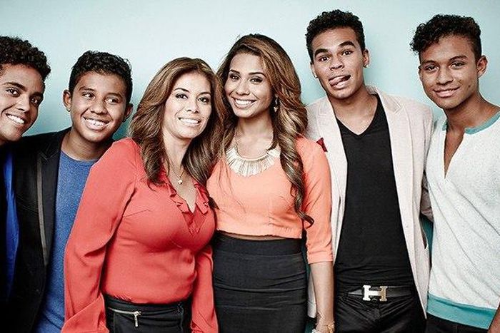 Michael Jackson's nephew and nieces with their mum