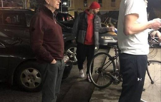 Bill Gates joins queue to buy burger from a local shop