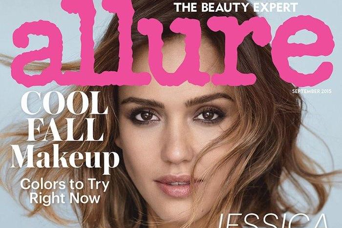 Jessica Alba covers Allure Magazine September 2015 issue