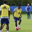 Rahman training at Chelsea