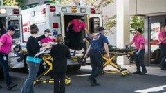 10 people have been confirmed dead and at least 20 wounded in a shooting at Umpqua Community College in Oregon, USA.