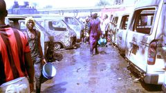 Scene of the Gombe motor park bomb blast