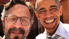 Marc Maron and U.S President, Obama