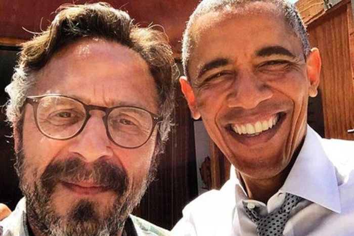 Marc Maron and U.S President, Obama