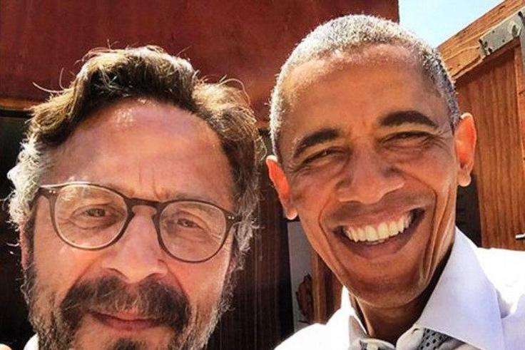Marc Maron and U.S President, Obama