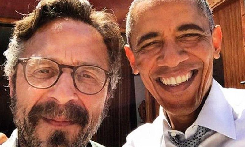 Marc Maron and U.S President, Obama