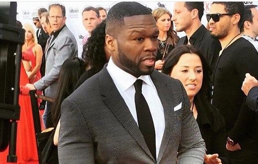 50 Cent at the awards ceremony