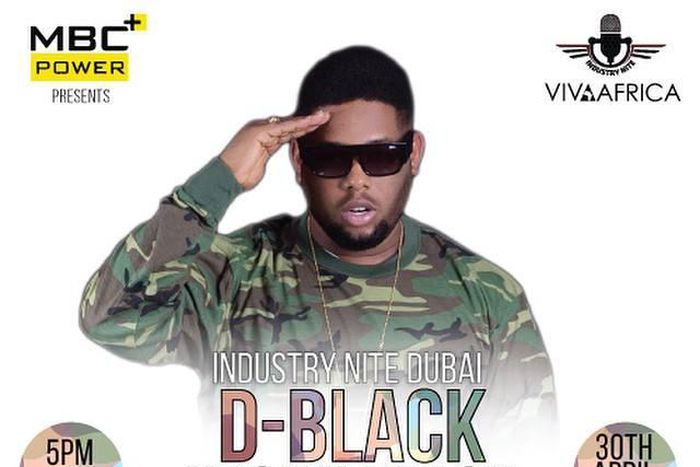 D-Black's promo tour banner