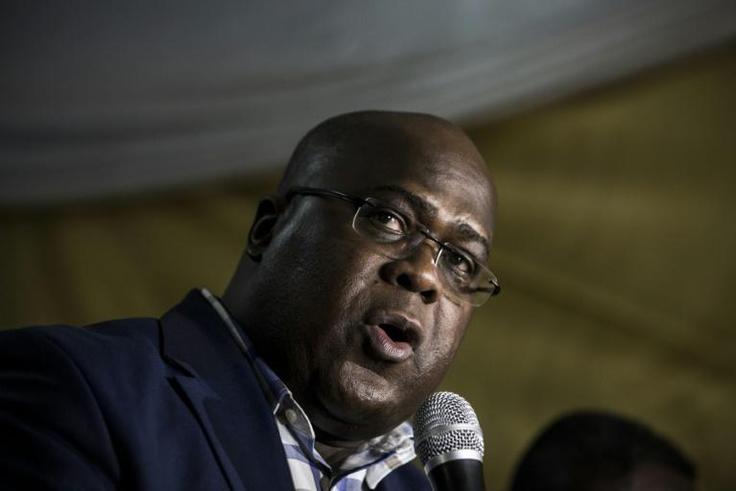 The son also rises: Felix Tshisekedi's father was veteran opposition leader Etienne Tshisekedi, who died nearly two years ago