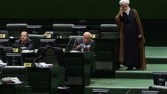 Iranian officials at work.