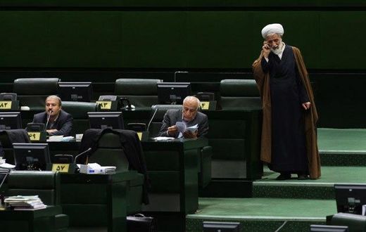 Iranian officials at work.