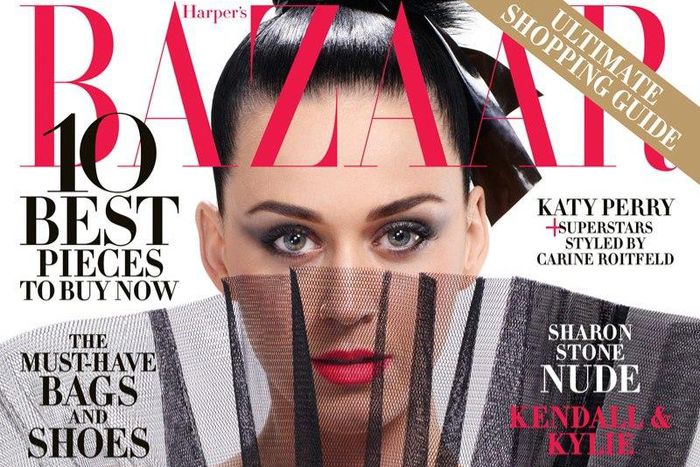 Katy Perry covers Harper's Bazaar