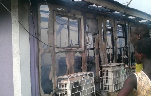 Obuasi's Shaft FM ravaged by fire