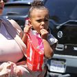 North West and Kim Kardashian