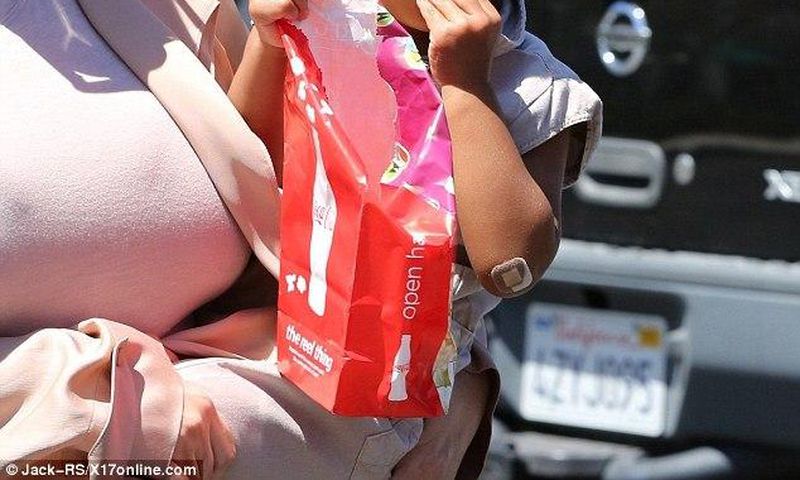 North West and Kim Kardashian