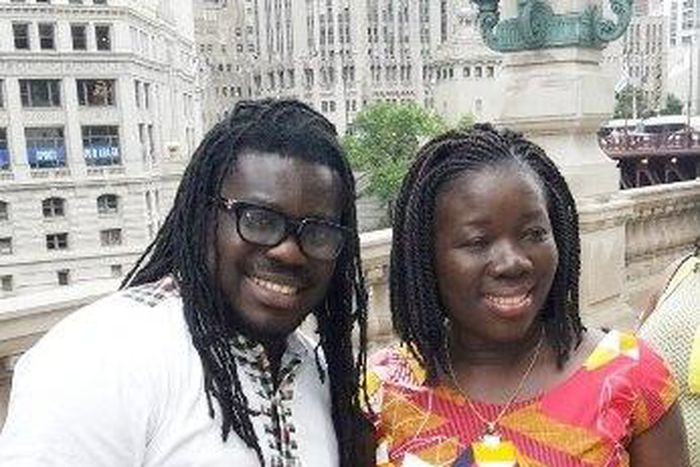 Prez Obour with Elizabeth Ofusu-Agyare, Tourism Minister