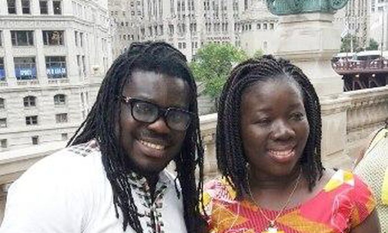 Prez Obour with Elizabeth Ofusu-Agyare, Tourism Minister