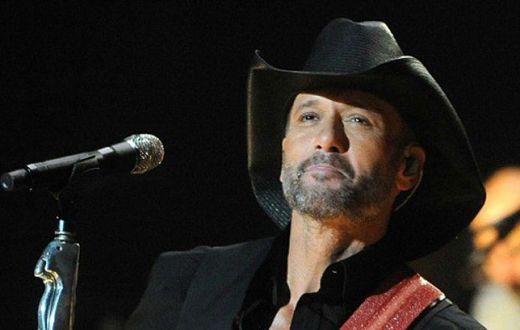 Country singer, Tim McGraw.