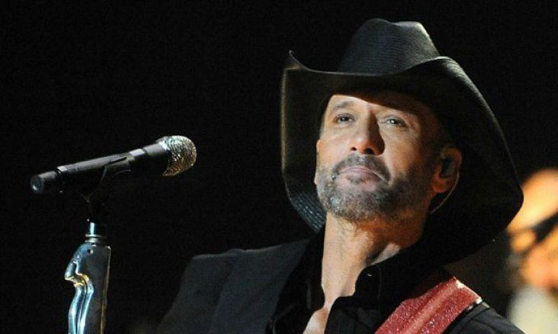 Country singer, Tim McGraw.