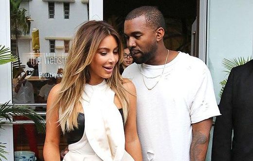 Kim and Kanye West