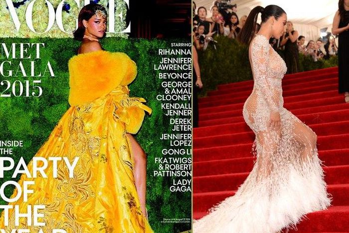 Rihanna, not Kim Kardashian and Beyonce make Vogue Met Gala 2015 edition