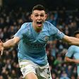 Manchester City midfielder Phil Foden celebrates after scoring against Rotherham in the FA Cup