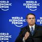 Brazilian President Jair Bolsonaro, pictured in Davos, Switzerland, on September 23, 2019, vowed to support Venezuela's return to peace