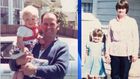 A young Jodi Cahill and her parents