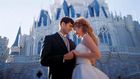 Tom and Danielle at their Disney-inspired wedding