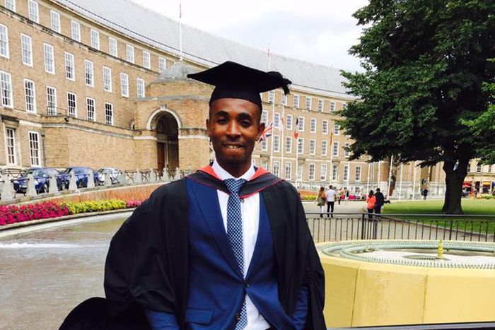 Nigerian filmmaker, Ikenna Aniekwe, has graduated from the West of England with a First Class Honour in Law.