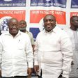 National Chairman Paul Afoko, Nana Akufo-Addo, and General Secretary, Kwabena Agyapong