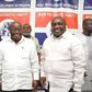 National Chairman Paul Afoko, Nana Akufo-Addo, and General Secretary, Kwabena Agyapong