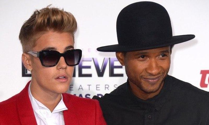Justin Bieber and Usher