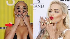 Why did Rita Ora cover up at her massive hand tattoo at the 2015 VMAs?